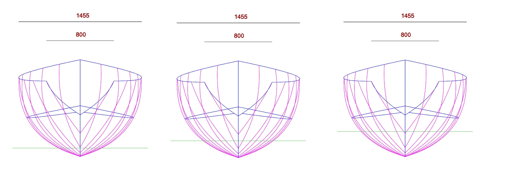 Boat with bad initial stability